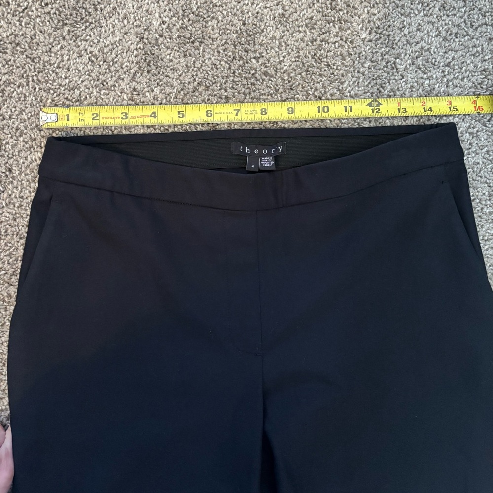 THEORY Slim Pull-On Pant in Stretch Cotton - Picture 5 of 9